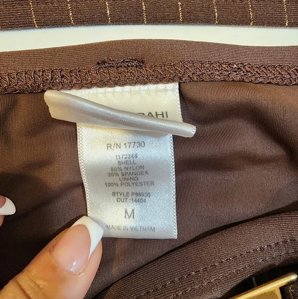 Isaac Mizrahi bown Stripes two pieces bikini set Size M - Picture 5 of 12